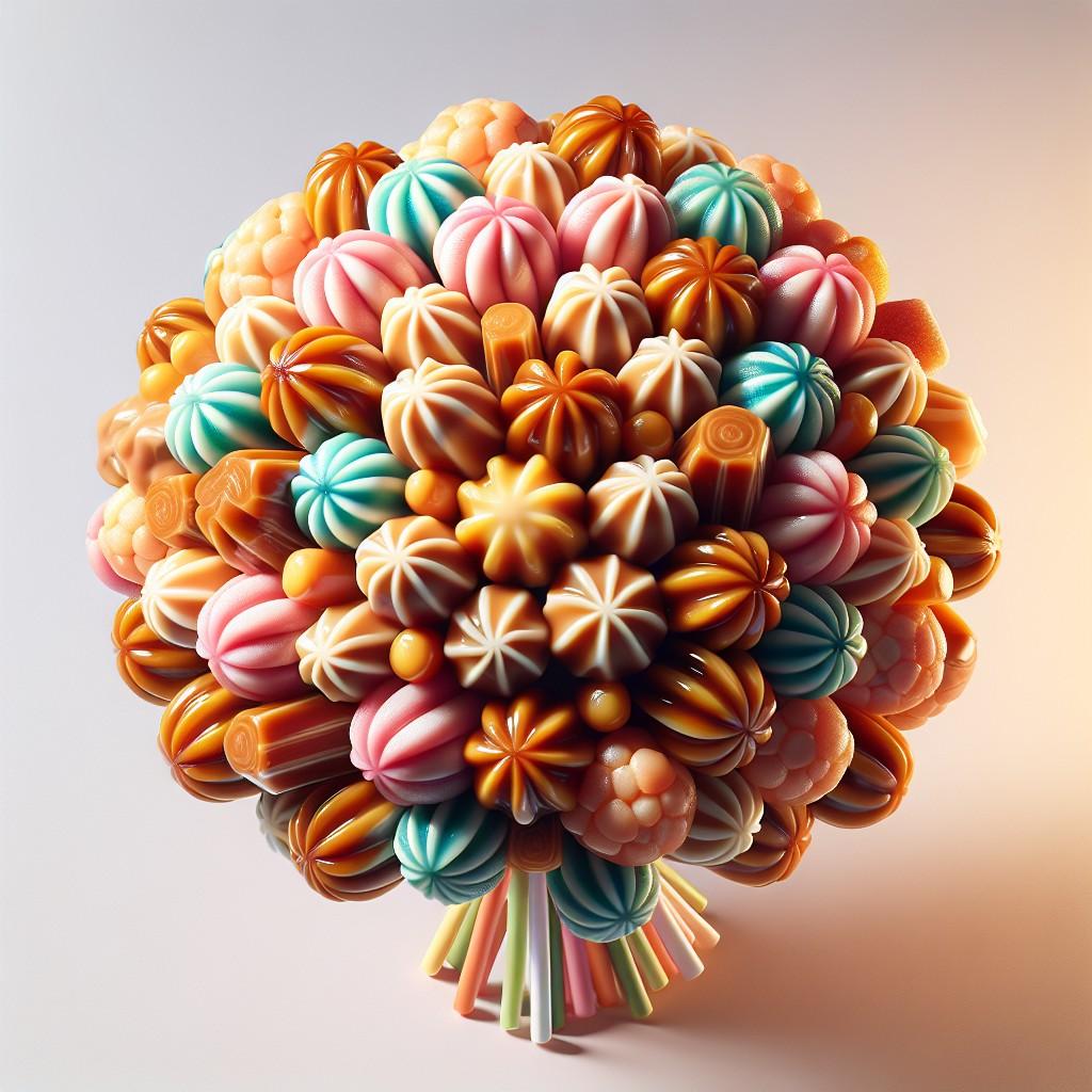 Caramels candies, caramels