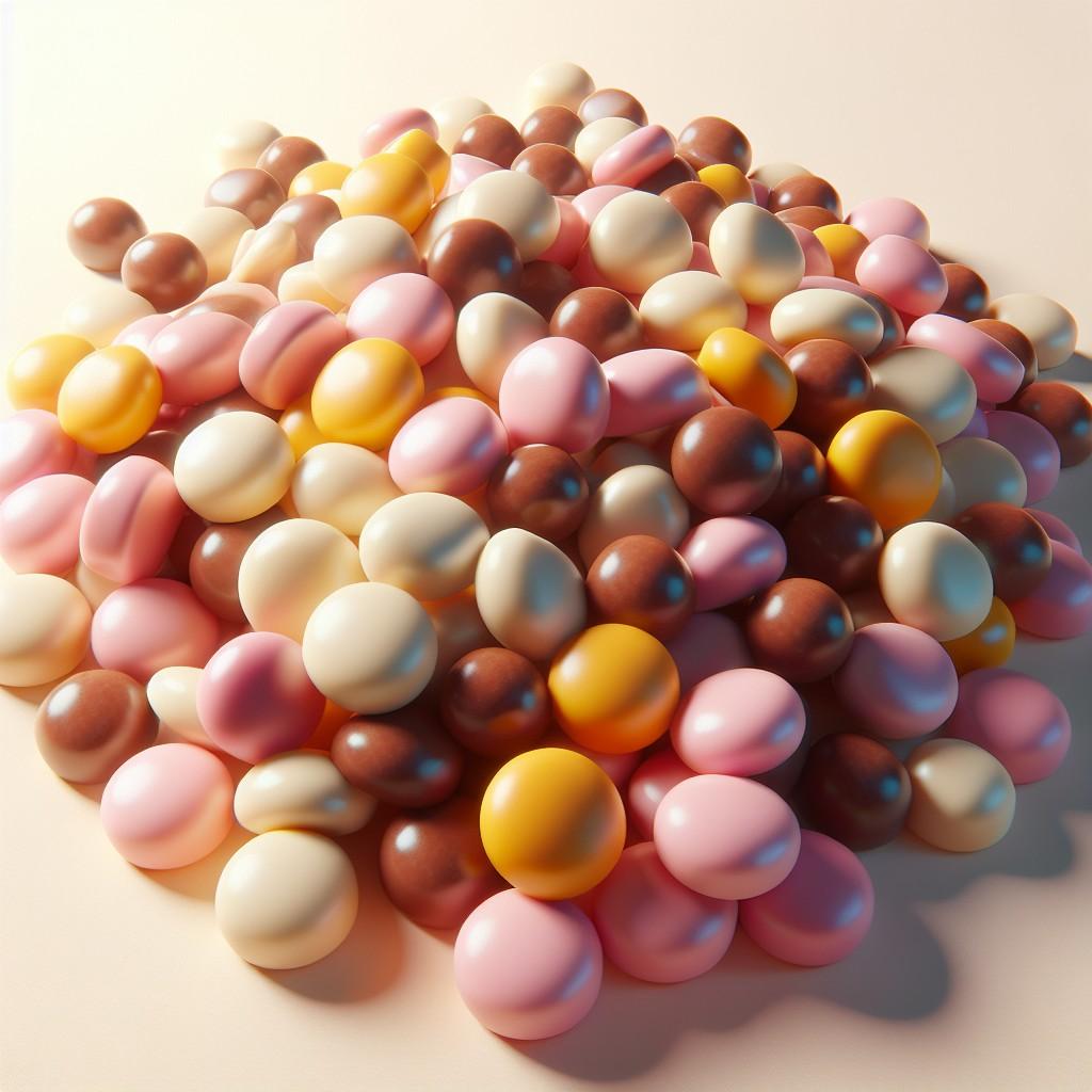 Peanut butter dark chocolate candies