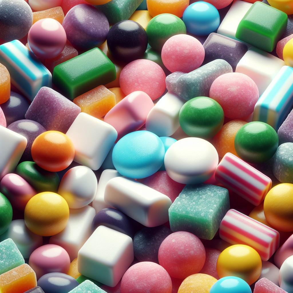 Candy Cane Jelly Beans