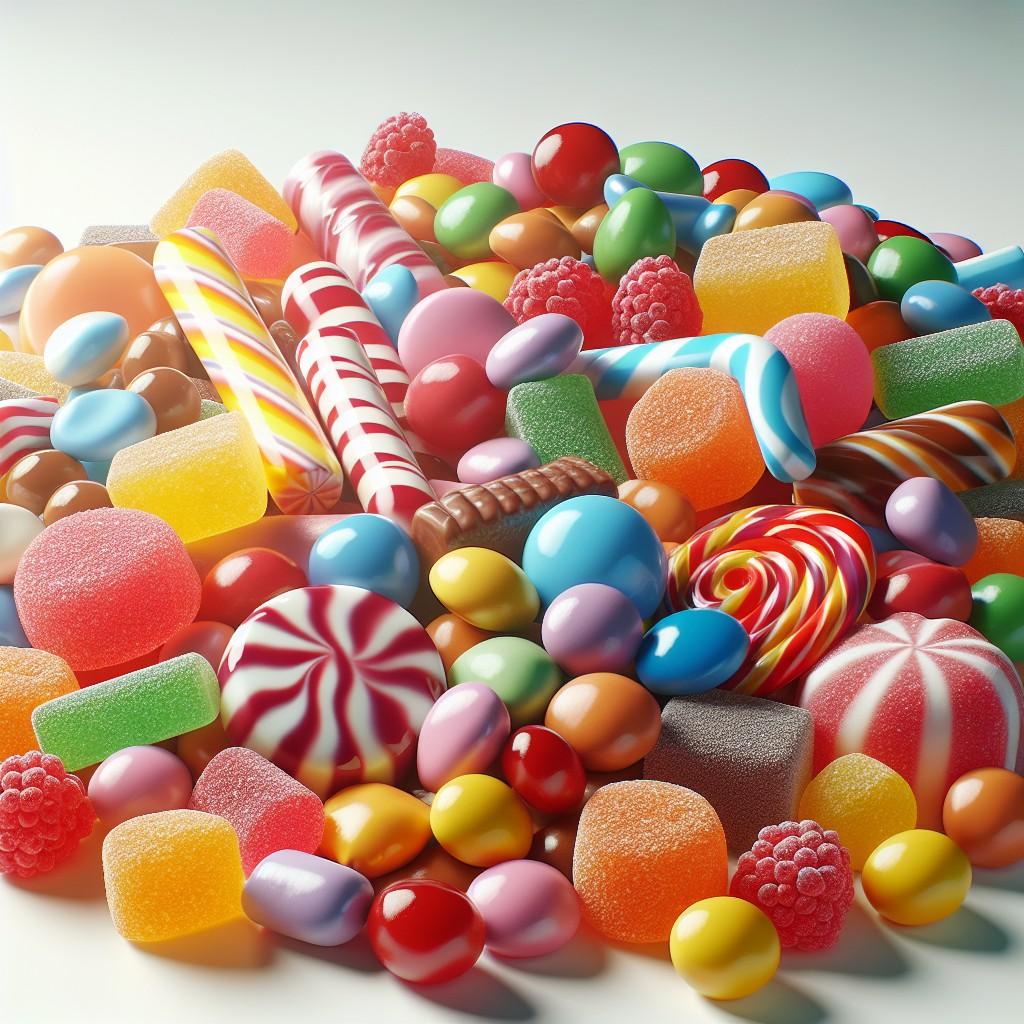 Tootsie, sour dots candy, grape, orange, lemon, green apple & cherry